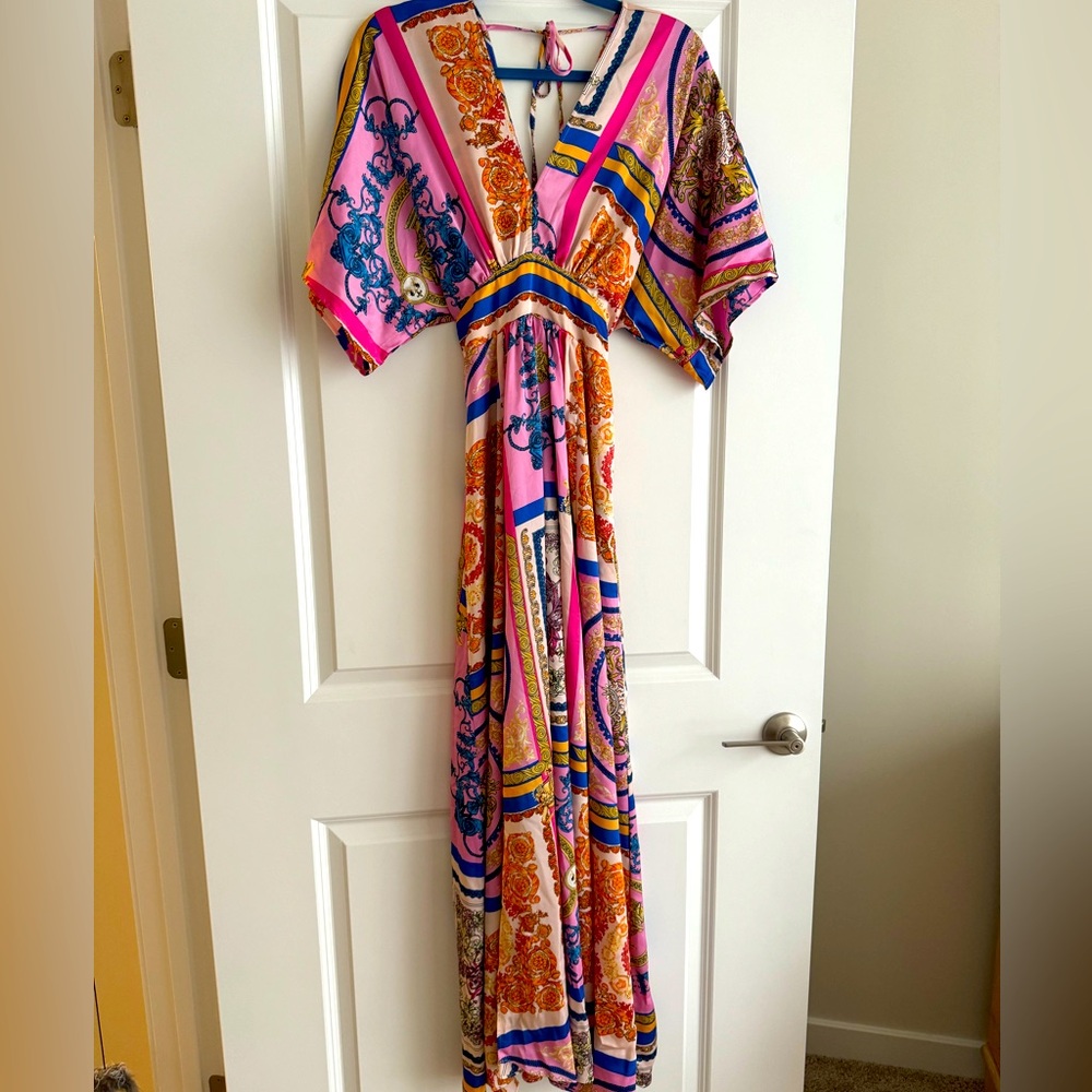 Fabrik double slit maxi dress